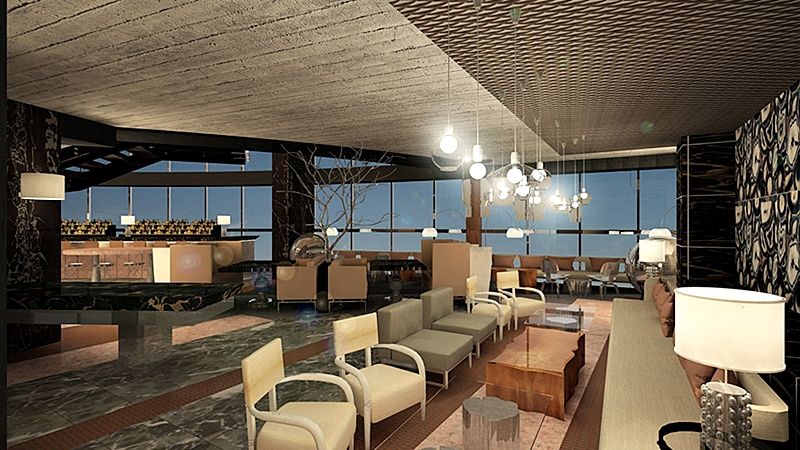Hotel Las Americas Golden Tower Panama Luaran gambar The interior of the lounge