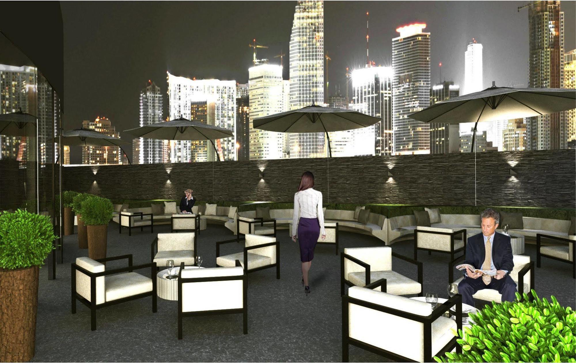 Hotel Las Americas Golden Tower Panama Luaran gambar The Sky Bar