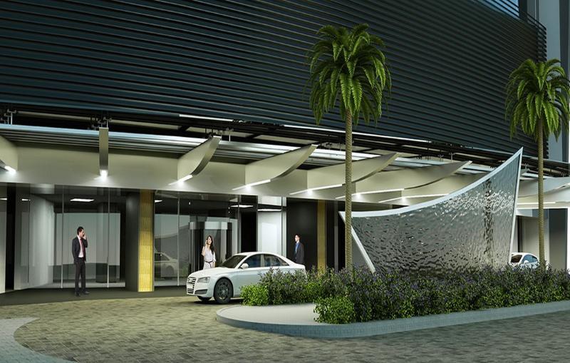 Hotel Las Americas Golden Tower Panama Luaran gambar The entrance of the hotel